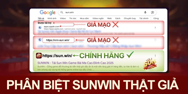 Sunwin Phân Biệt Thật Giả: Bí Quyết Xác Minh Link An Toàn 3 Phân biệt trang web Sunwin thật và giả cực nhanh